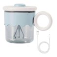 thumbnail image 1 of Self Stirring Coffee Mug Electric Mixer Cup 400ml Usb Rechargeable Automatic Mixing Glass Tumbler With Lid And Handle For Home Office Travel Collagen, 1 of 5