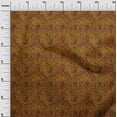 thumbnail image 2 of oneOone Cotton Jersey Brown Fabric Batik Fabric For Sewing Printed Craft Fabric By The Yard 58 Inch Wide, 2 of 4