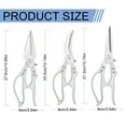 thumbnail image 3 of Stainless Bone Scissors 2025 Upgraded Poultry Shears All Purpose Kitchen Scissor for Stainless Cooking Aid Scissors Dishwasher,A Heavy-Duty Poultry Shears, 3 of 9
