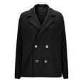 thumbnail image 5 of Weiqiqre Light Weight Jackets Womens Cropped Wool Coats for Women Fall Winter Peacoat Trench Coat Casual Dressy Blazer Jacket Outwear, 5 of 8