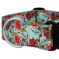 thumbnail image 5 of Country Brook Petz® 1 1/2 inch Deluxe Vintage Roses Dog Collar, Large, 5 of 5