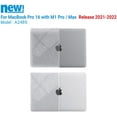thumbnail image 5 of IBENZER Case for MacBook Pro 16 Inch 2025 2024 M4 A3403 A3186 M3 A2991 M2 A2780 M1 A2485 Pro Max (2025-2021), Hard Shell Case with Keyboard Cover for Mac Pro 16 Touch ID, Star Clear ,T16X-STAR-CL+1, 5 of 7