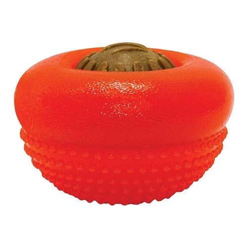 Dog Treat Bento Ball Dental Dimples Gum Massaging Mental Stimulation Choose Size (Large - 4.75")