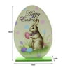 Easter Egg Table Decoration: Wooden Tabletop Party Centerpiece Desktop Ornament