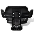 thumbnail image 3 of vidaXL Tractor Seat with Backrest Black, 3 of 5