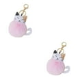 thumbnail image 4 of Youkk Soft Touch Keyring Portable And Adorable Key Chain Best Gifts Leather Cat Keychain Key Ring Suitable For Many Occasions Pink 2Set, 4 of 6
