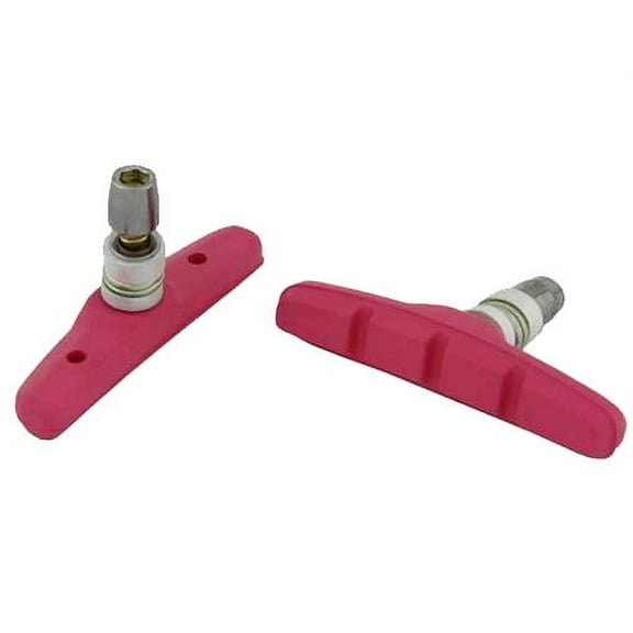 Alta Bike Brake Pads W/Nut, 70mm, (Pink)
