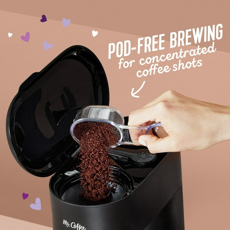 Mr. Coffee 4-in-1 Single-Serve Latte Iced and Hot Coffee Maker