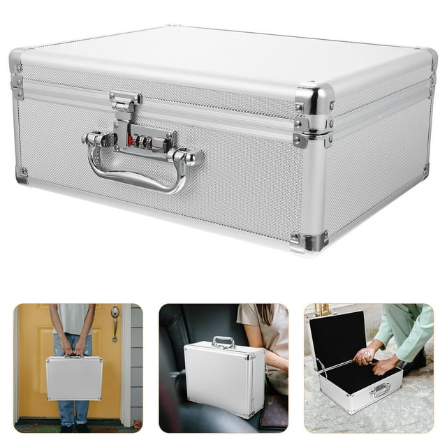 unbranded Caja Con Cerradura De Aleación De Aluminio Resistente Para Uso En Viajes Y Organización
