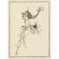 thumbnail image 2 of Nils Dardel 14x18 Black Ornate Wood Framed Double Matted Museum Art Print Titled - Skeleton on Horseback, 2 of 5