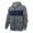 Dark Gray(New), variant on PNTUTB Men's Fall Winter Fashion Jacket Long Sleeve Zip Up Hooded Coat Color Block Hoodies Outerwear