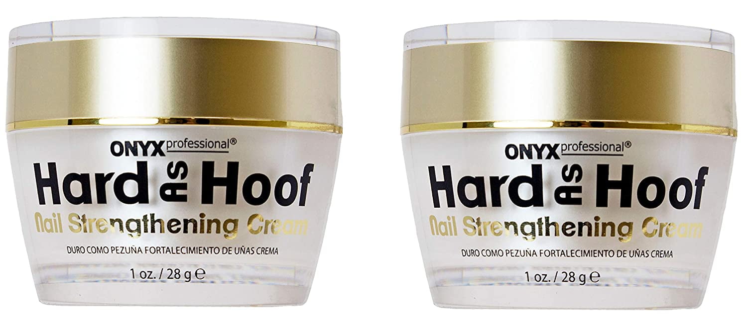 2 Pack Hard As Hoof Nail Strengthening Cream with Coconut Scent Nail  Strengthener and Nail Growth Cream, 1 oz 