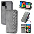 thumbnail image 1 of Case for Google Pixel 5 Flip Cover Wallet Flip Cover Magnetic Protective - Grey, 1 of 5