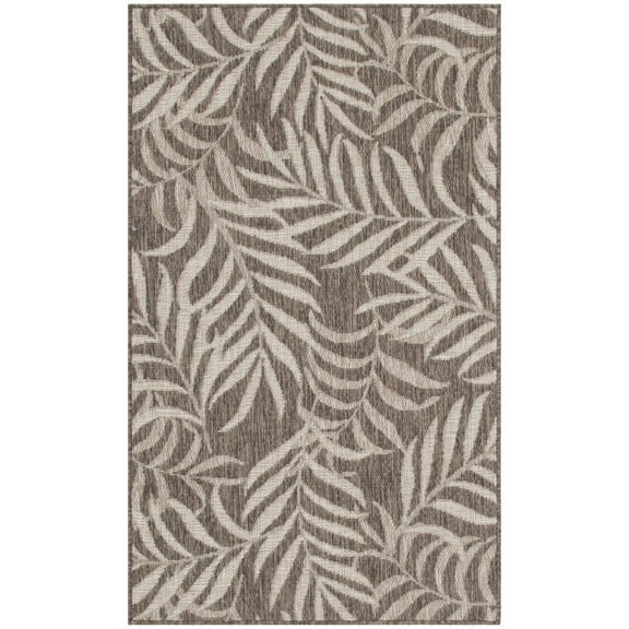 Nourison Home Garden Oasis 2' x 4' Mocha   Area Rug