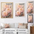 thumbnail image 4 of Designart "Pink Green Cactus love expression I" Floral & Botanical Floater Framed Wall Art Living Room, 4 of 7