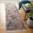 thumbnail image 3 of SAFAVIEH Morocco Leo Geometric Area Rug, Grey/Multi, 6'7" x 6'7" Round, 3 of 9