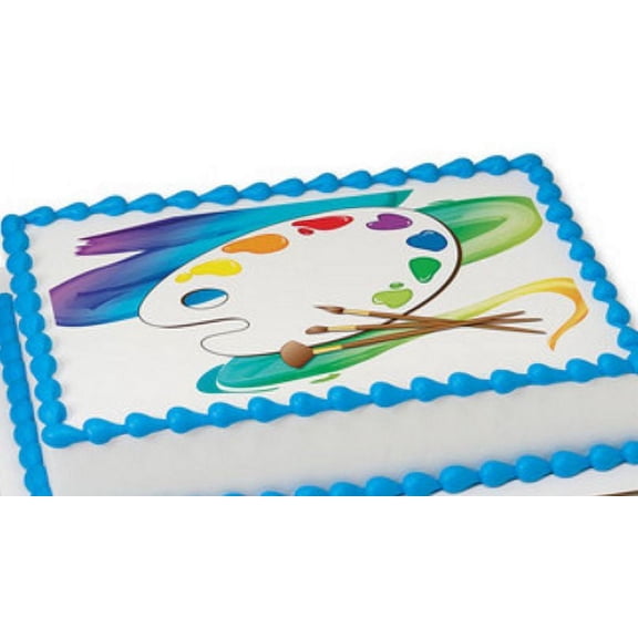 Artist Edible Extra Large 8 x 10 Cake Decoration Topper Image