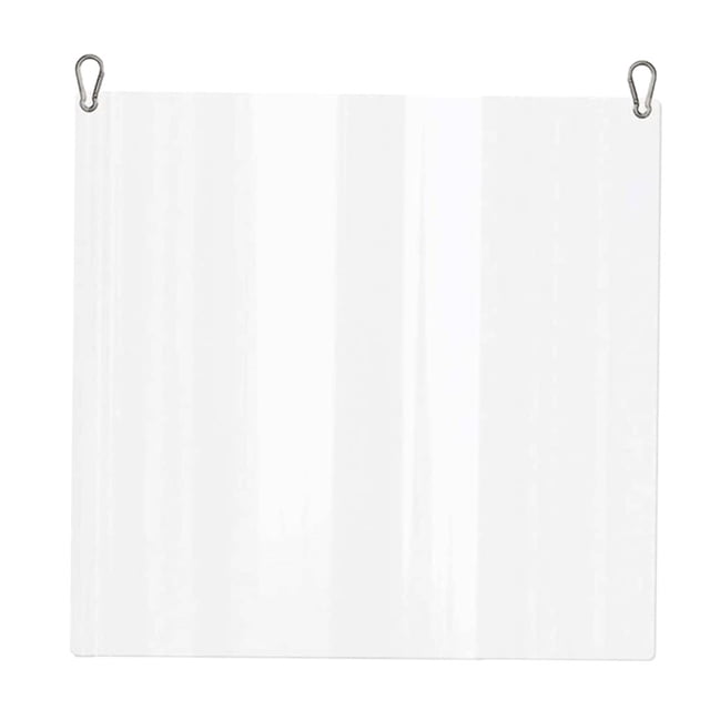 1pc Store Sneeze Guard Screen Acrílico Fit Nail Salon Workspace Table , 400x400x3mm Gloria Pantalla de seguridad de acrílico