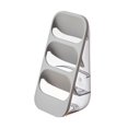 thumbnail image 2 of Soporte para utensilios Organizador de cubiertos Contenedor de almacenamiento de vajilla de cocina Gris, 2 of 9