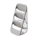 thumbnail image 2 of Organizador de cubiertos compacto, soporte para utensilios, organizador de cubiertos, partición Gris, 2 of 9