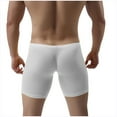 thumbnail image 4 of Teissuly Men's Underwear Gradually Solid Color Flat Angle Underwear Sexy Low Waisted Pants, 4 of 8
