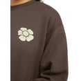 thumbnail image 5 of Hanes Originals Women's Dropped Shoulder Relaxed Fit Sweatshirt, 5 of 7