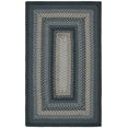 thumbnail image 2 of SAFAVIEH Braided Claes Bordered Reversible Area Rug, Dark Gray/Blue, 4' x 6', 2 of 12