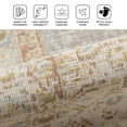 thumbnail image 3 of Amer Rugs Century Collection 8x10 Area Rug, Medallion Rugs for Living Room, Bedroom, Kitchen, Office, Pet Friendly, Ultra Low Pile, High Traffic Area, Stain Resistance - Gray/Ivory, 3 of 6