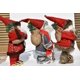 thumbnail image 4 of Mini figura de Papá Noel de pie, 30 cm, decoración navideña roja tradicional, muñeca, figura de Papá Noel, barba larga para ventana, mesa, chimenea, decoración navideña, Papá Noel (2) Sailing Electrónica, 4 of 5