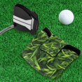 thumbnail image 5 of Haosy Grass Golf Mallet Putter Cover Strong Magnetic Leather Golf Club Headcover Closure, 5 of 7