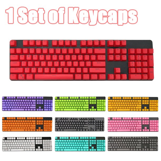 LINASHI 104Pcs Gaming Keyboard Caps,Universal Keycaps for Mechanical