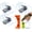 Bundle 3pcs, variant on AirFly Crab Snare Trap Self Opening Loops Bait Cage Dungeness Blue Crab Trap