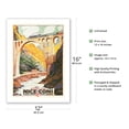 thumbnail image 2 of Nice to Coni France - (PLM) French Railroad - Vintage Railroad Travel Poster by Adolphe Cossard c.1929 - Bamboo Fine Art 290gsm Paper (Unframed) 12x16in, 2 of 4