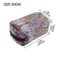 thumbnail image 3 of BZSMCE Makeup and Cosmetic Bag Women Simple Watercolor Tree Printing Pattern Square Cosmetic Bag, 3 of 6