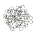 thumbnail image 5 of 50Pcs Metal Swivel Lobster Clasps Clips Hook with Key Ring DIY Jewelry Cra WA, 5 of 11