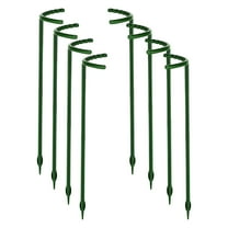 Isvgxsz Plant Support Stakes, Half Round Plant Stakes for Indoor Plants, Stackable Garden Flower Support, Plant Cages for Tomato,Monstera, Peony, Hydrangea, Climbing Plants