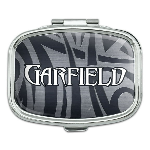 Male Names - Garfield - Rectangle Pill Box