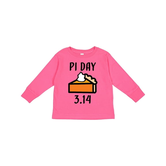 Inktastic Pi Day 3.14 Boys or Girls Long Sleeve Toddler T-Shirt
