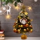 thumbnail image 5 of Árbol de Navidad de Mesa con Luces Led y Frutos Rojos | Mini Decoración Navideña Artificial de 35 Cm | Base Estable | Funciona con Pilas | Decoración Festiva para Escritorio, Oficina, Cocina, Ventana, 5 of 6