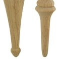 thumbnail image 5 of Set of 2 Natural Wood Finial Christmas Tree Ornaments 6.5", 5 of 5