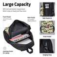 thumbnail image 4 of Easygdp Camping Caravan 1 Mochila para Niños y Niñas con Set de Caja de Almuerzo y Estuche para Lápices 3 en 1, Mochila Escolar Estampada para Adolescentes, 4 of 7