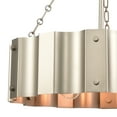 thumbnail image 4 of Elk Home 21-Inch Wide Clausten Chandelier, Contemporary, Matte Nickel, 4 of 6