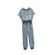 thumbnail image 3 of Conjunto de chándal de 2 piezas para mujer, pantalón deportivo con cordón, sudadera con capucha y pantalón holgado. Gris, 3 of 9