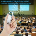 thumbnail image 3 of Digital Voice Recorder, Voice Recorder 25 Hours Battery Life Magnetic Adsorption Compact Design, Time Voice Activated Recorder with Noise Reduction for Meeting Interview Lecture, 3 of 7