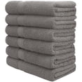 thumbnail image 2 of Juego de toallas Pleasant Home Bath, 100% algodón, 515 g/m², 6 unidades, color gris, 2 of 7