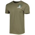 thumbnail image 2 of Men's Green Michigan State Spartans Vintage Through the Years Two-Hit T-Shirt, 2 of 3