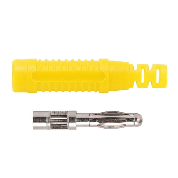 Conector macho con enchufe aislado, 10 piezas de conectores banana de metal, conectores banana, conector banana de cable, tecnología de vanguardia
