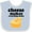 Blue and White, variant on Inktastic Cheese Makes Everything Better Boys or Girls Baby Bib