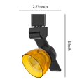 thumbnail image 5 of Benjara BM220777 12W Integrated LED Track Fixture with Polycarbonate Head, Black & Yellow, 5 of 5