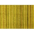 thumbnail image 1 of Ahgly Company Machine Washable Indoor Rectangle Abstract Yellow Modern Area Rugs, 6' x 9', 1 of 4